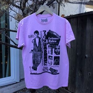 Rucking Fotten Ferris Buellers Day Off Graphic T Shirt Lavender Medium